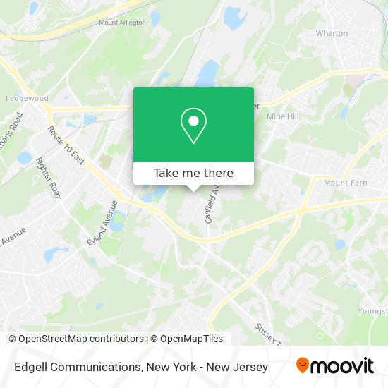 Edgell Communications map