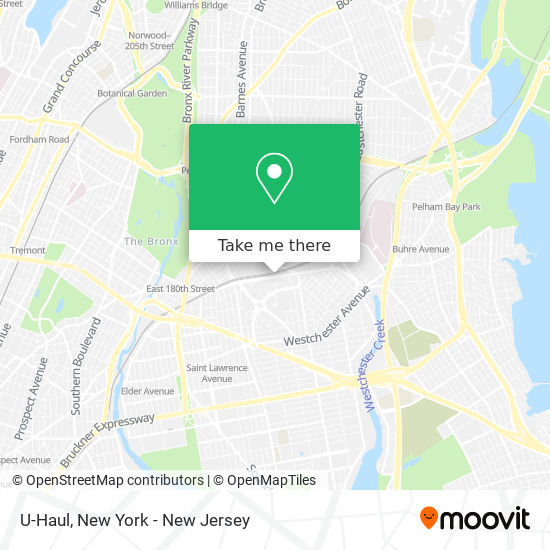 U-Haul map