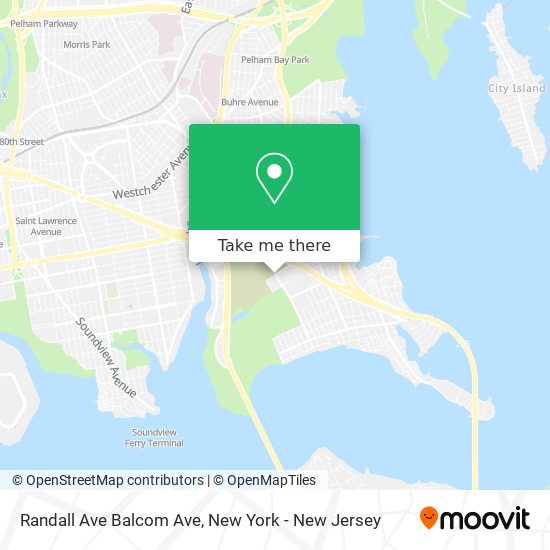 Mapa de Randall Ave Balcom Ave