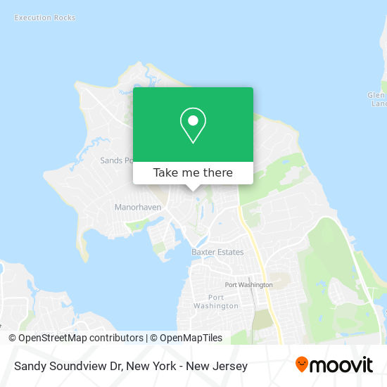 Mapa de Sandy Soundview Dr