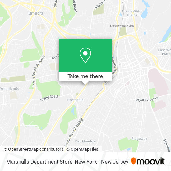 Marshalls Department Store map