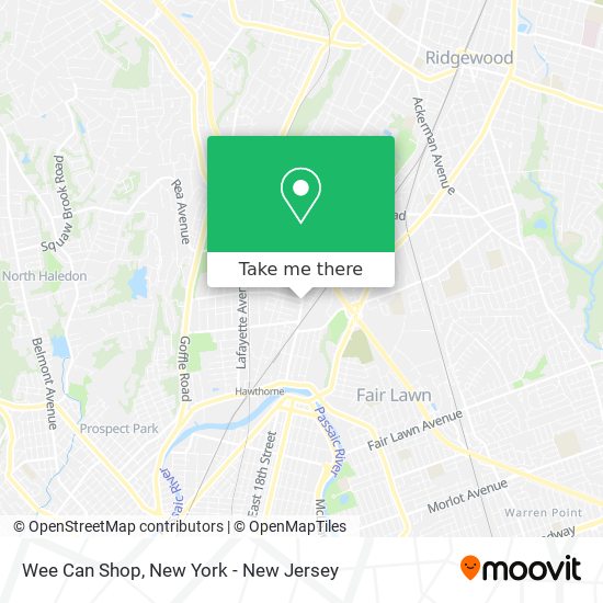 Wee Can Shop map