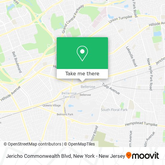 Jericho Commonwealth Blvd map