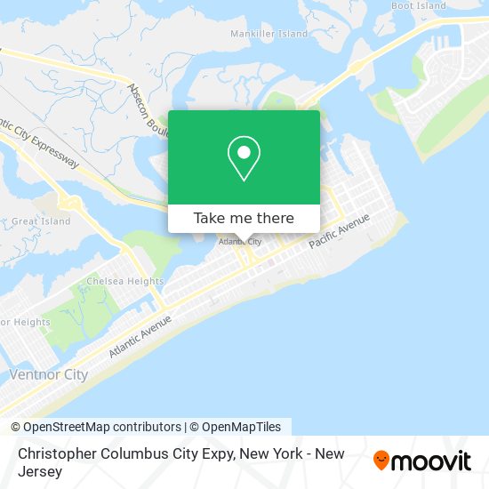 Christopher Columbus City Expy map