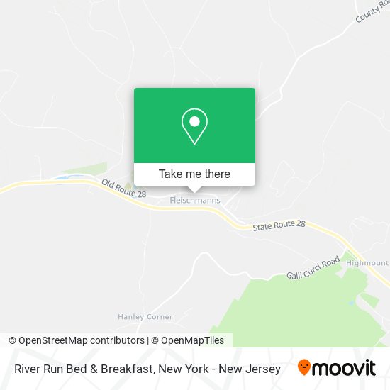 River Run Bed & Breakfast map