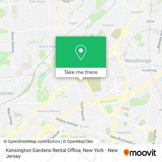 Kensington Gardens Rental Office map