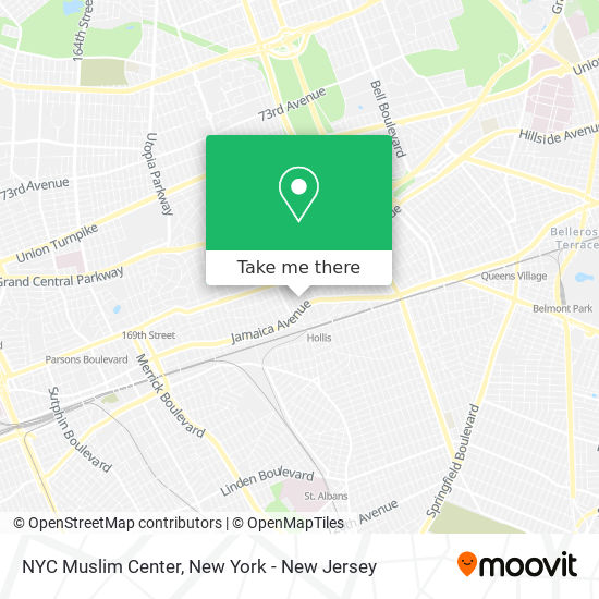 Mapa de NYC Muslim Center