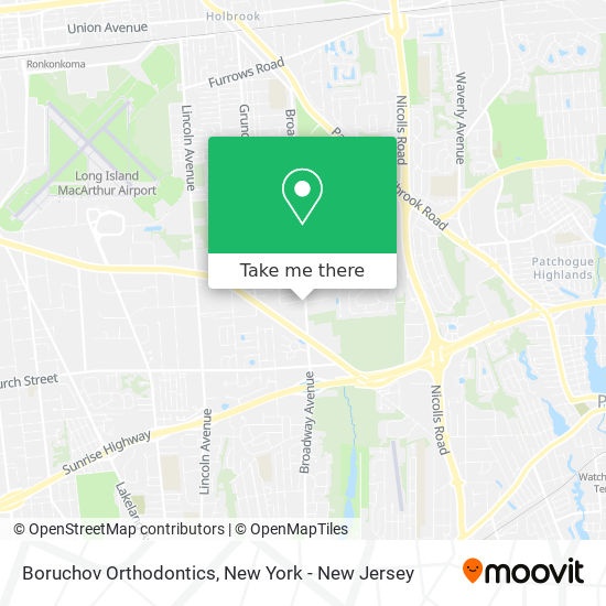 Boruchov Orthodontics map