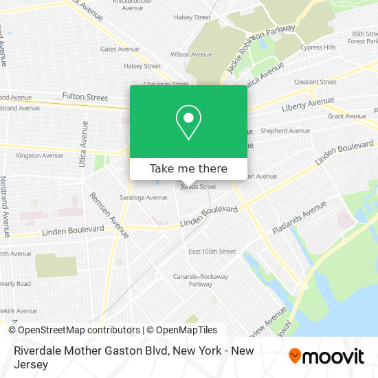 Riverdale Mother Gaston Blvd map