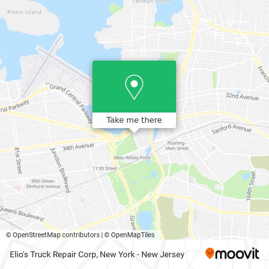 Elio's Truck Repair Corp map