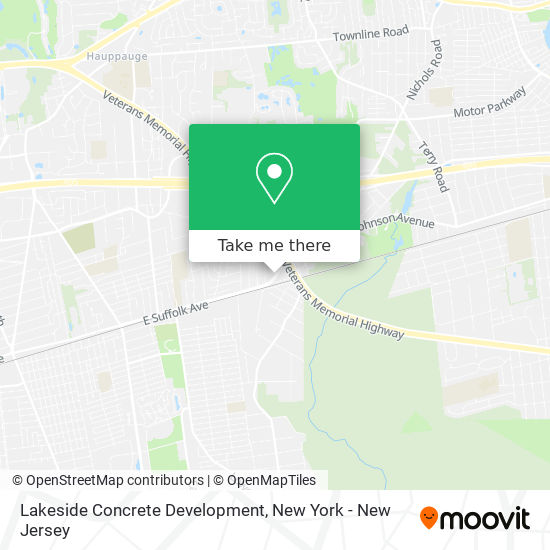 Lakeside Concrete Development map