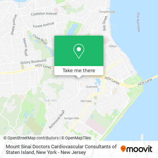 Mount Sinai Doctors Cardiovascular Consultants of Staten Island map