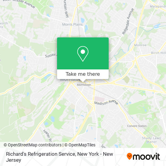 Richard's Refrigeration Service map