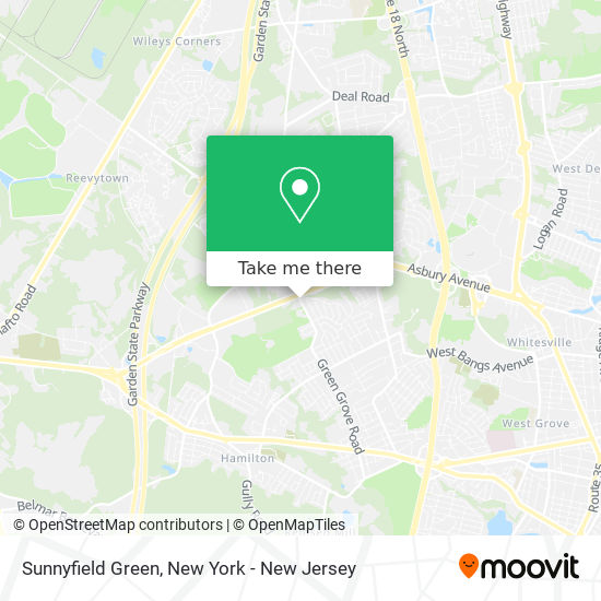 Mapa de Sunnyfield Green