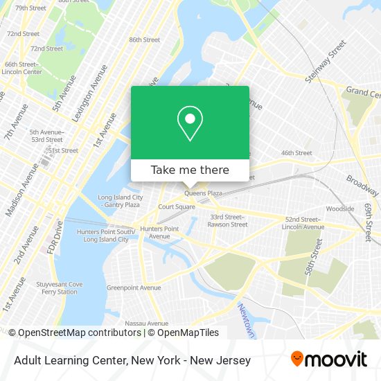 Adult Learning Center map