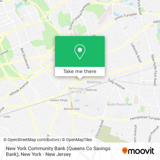 Mapa de New York Community Bank (Queens Co Savings Bank)