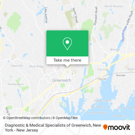 Mapa de Diagnostic & Medical Specialists of Greenwich