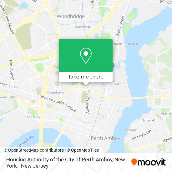 Mapa de Housing Authority of the City of Perth Amboy