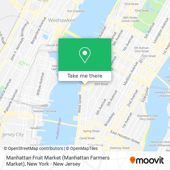 Manhattan Fruit Market (Manhattan Farmers Market) map