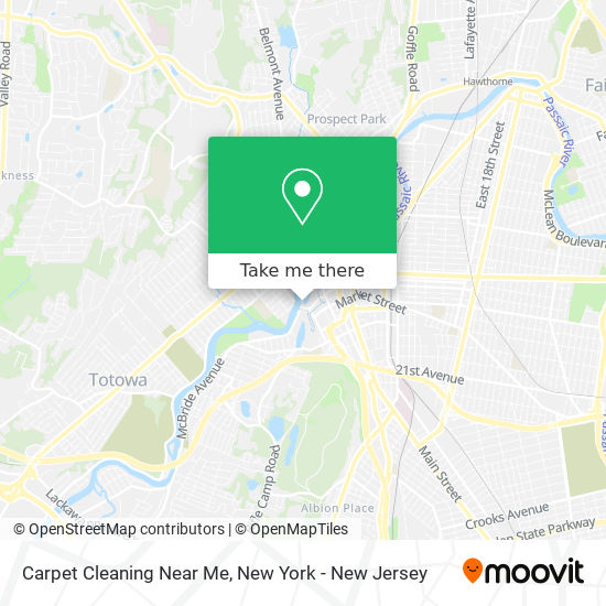 Carpet Cleaning Near Me map