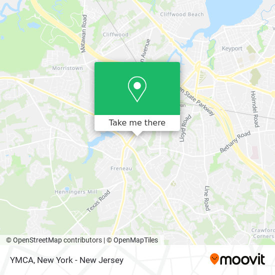 YMCA map