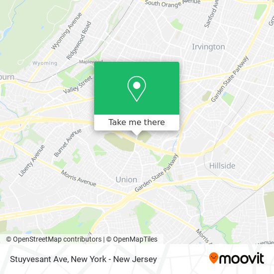 Stuyvesant Ave map