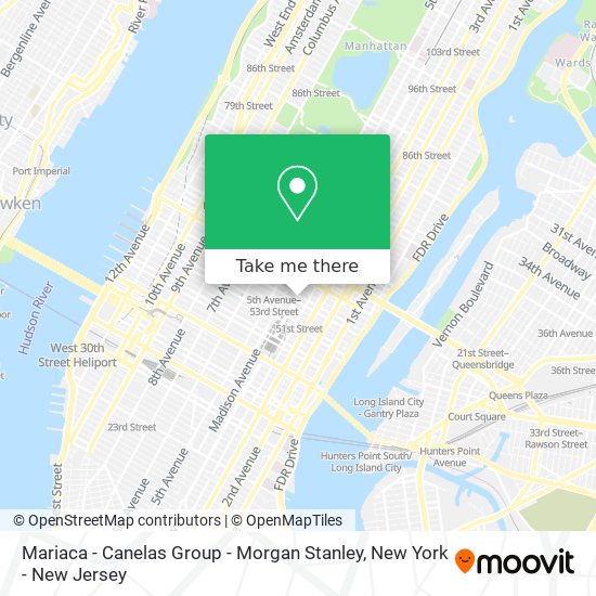 Mariaca - Canelas Group - Morgan Stanley map