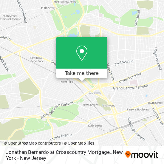 Jonathan Bernardo at Crosscountry Mortgage, map