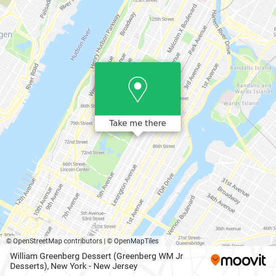 William Greenberg Dessert (Greenberg WM Jr Desserts) map