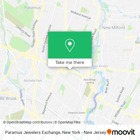 Mapa de Paramus Jewelers Exchange