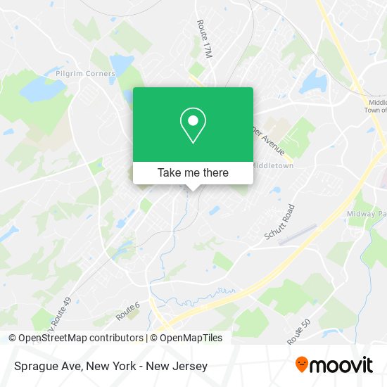 Mapa de Sprague Ave