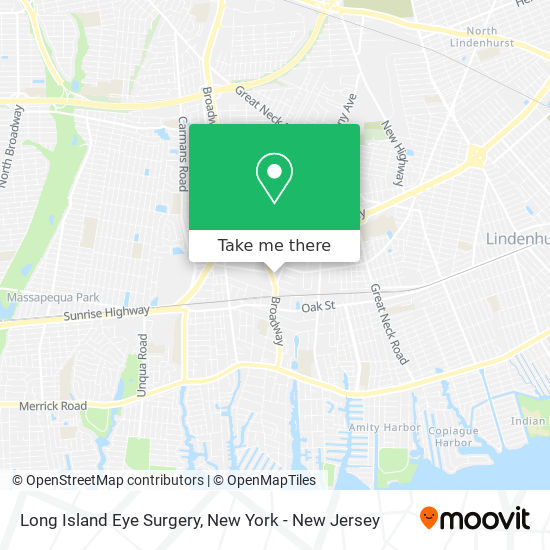 Mapa de Long Island Eye Surgery