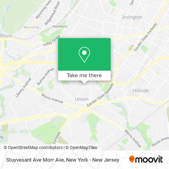 Stuyvesant Ave Morr Ave map