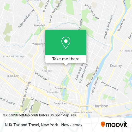 NJX Tax and Travel map