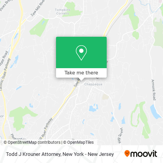 Todd J Krouner Attorney map