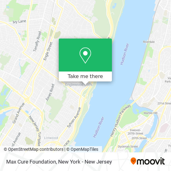 Max Cure Foundation map