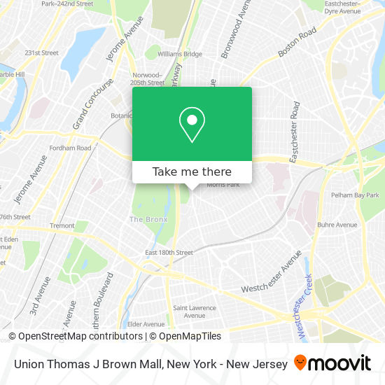 Mapa de Union Thomas J Brown Mall