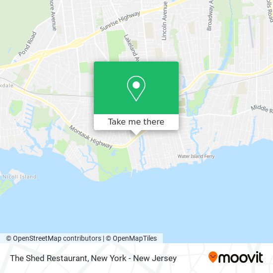 Mapa de The Shed Restaurant