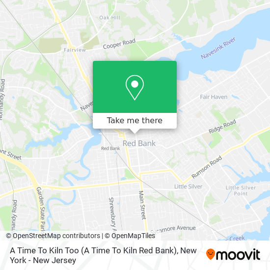 Mapa de A Time To Kiln Too (A Time To Kiln Red Bank)