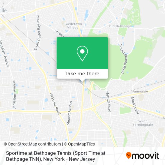 Sportime at Bethpage Tennis (Sport Time at Bethpage TNN) map