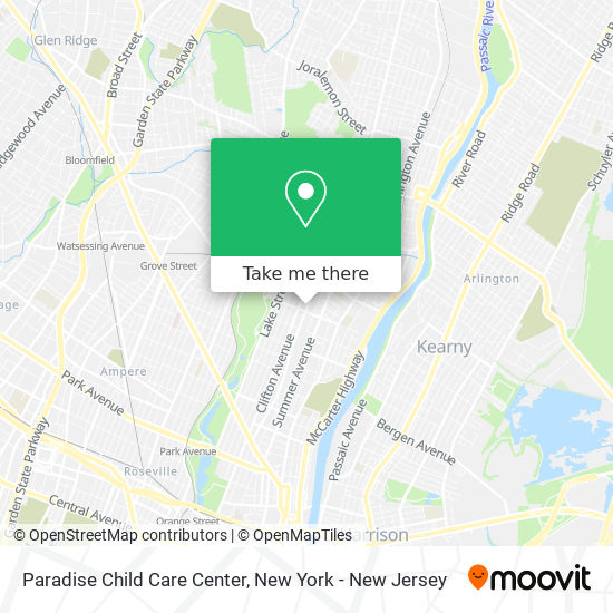 Paradise Child Care Center map