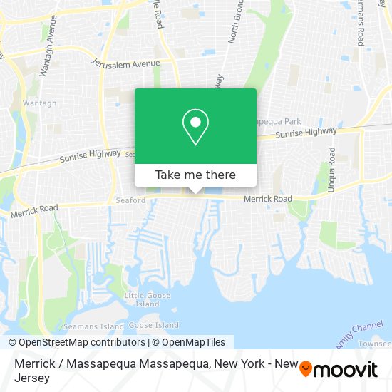 Mapa de Merrick / Massapequa Massapequa