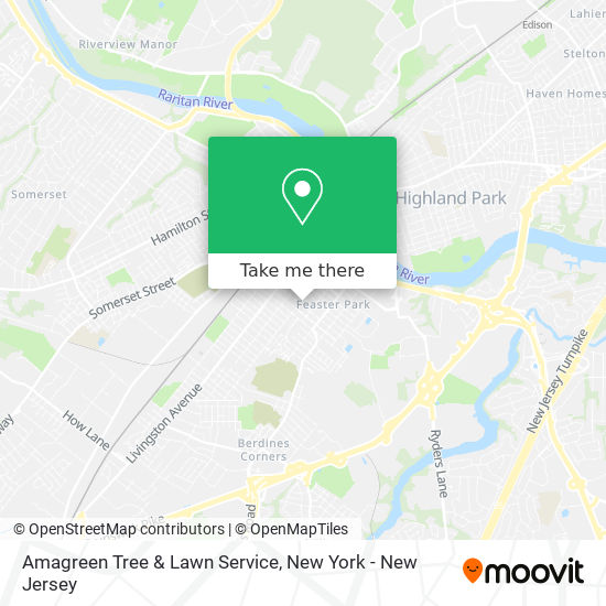 Amagreen Tree & Lawn Service map