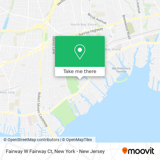 Mapa de Fairway W Fairway Ct