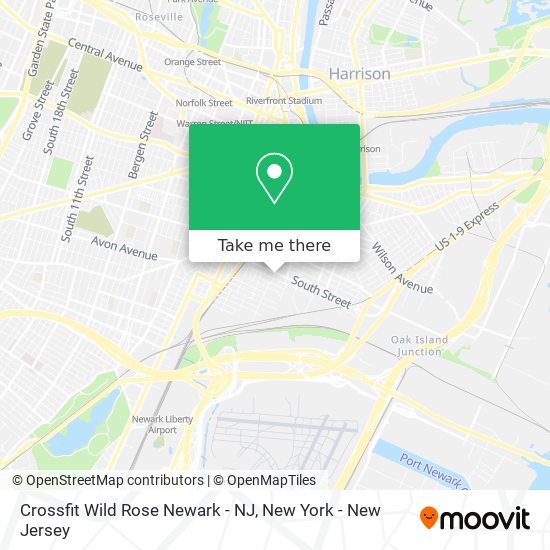 Crossfit Wild Rose Newark - NJ map