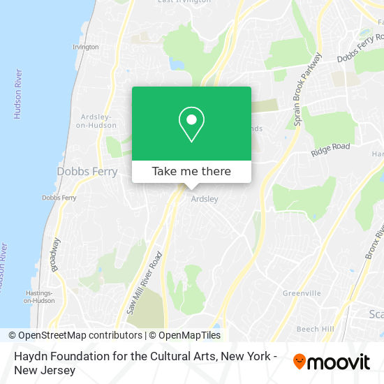 Mapa de Haydn Foundation for the Cultural Arts
