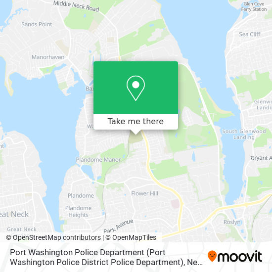 Mapa de Port Washington Police Department