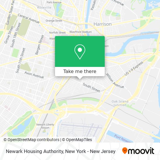 Mapa de Newark Housing Authority