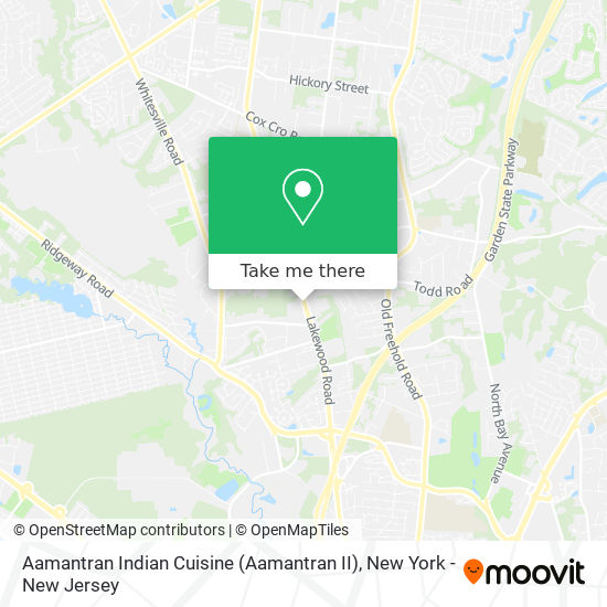 Mapa de Aamantran Indian Cuisine (Aamantran II)