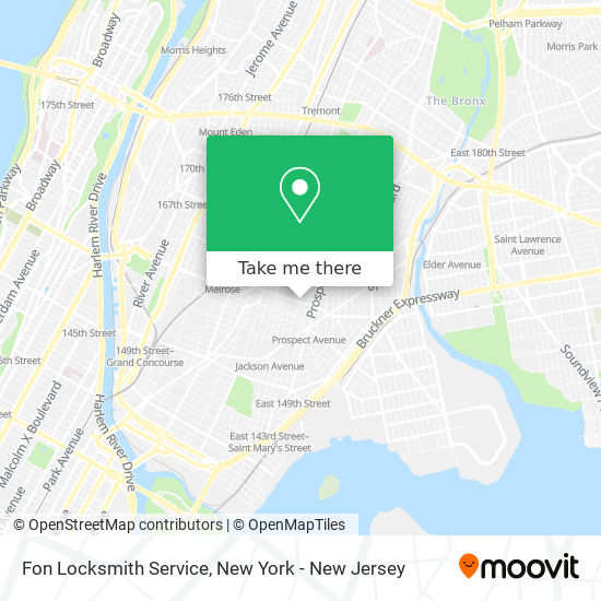 Mapa de Fon Locksmith Service